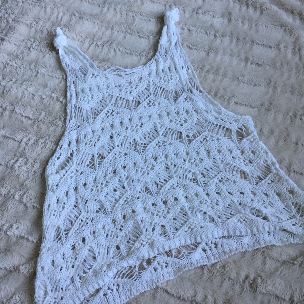 White Knit Tank